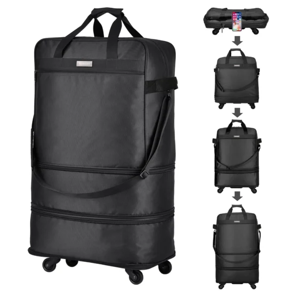 Foldable 98L Check-In Luggage