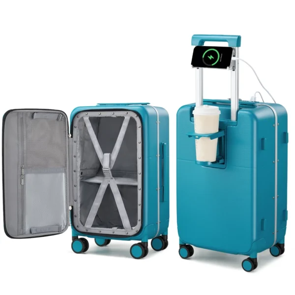 Hardcase Cup Holder USB Luggage