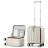 Aluminum Frame Front Opening Luggage