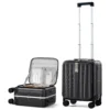 Aluminum Frame Front Opening Luggage