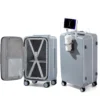 Front Opening Cup Holder USB Luggage
