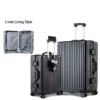 Aluminum Luggage Cup Holder USB