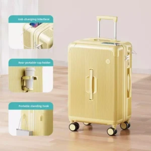 Silent Spinner Wheel Suitcase
