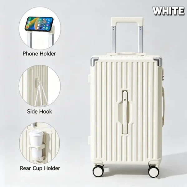 360 Universal Wheel Cup Holder Luggage