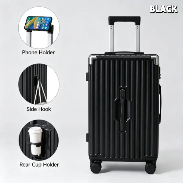360 Universal Wheel Cup Holder Luggage