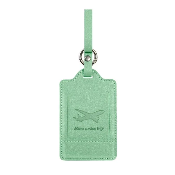 PU Leather Luggage Tag