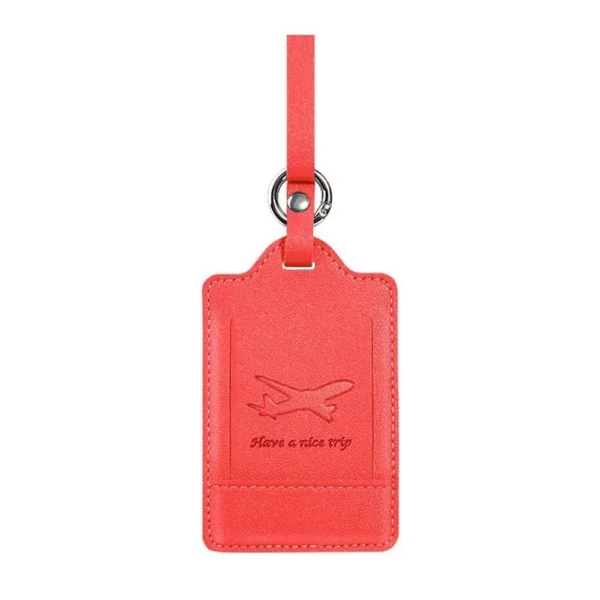 PU Leather Luggage Tag