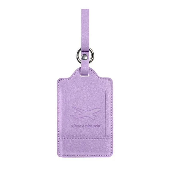 PU Leather Luggage Tag