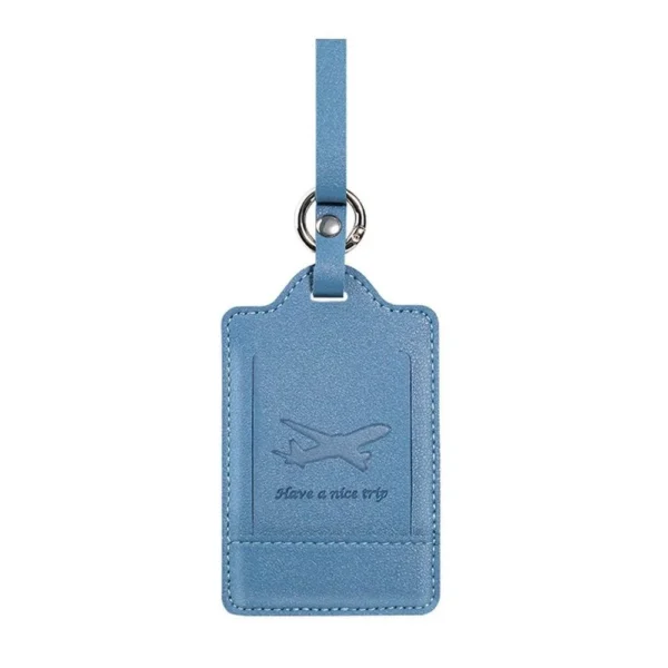 PU Leather Luggage Tag